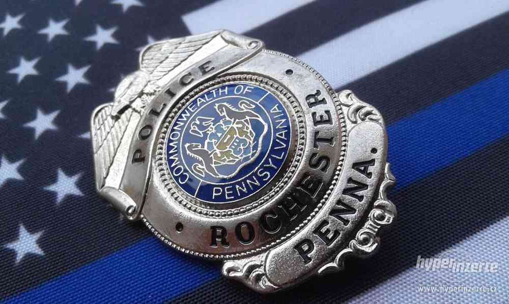 Odznak Policie USA - foto 1