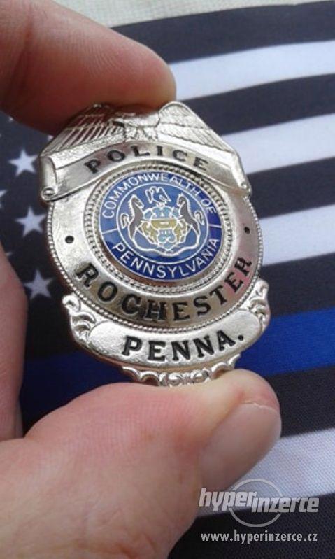 Odznak Policie USA - foto 3