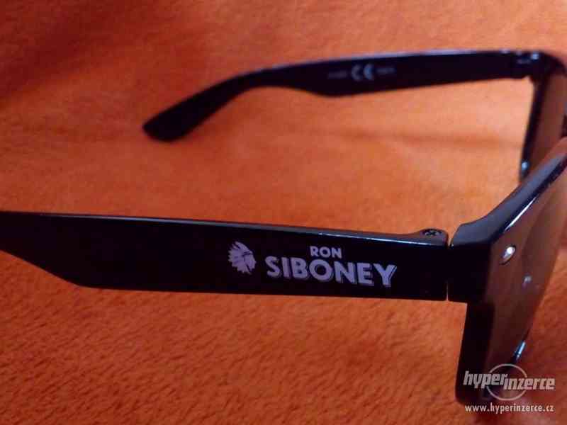 Pánské sluneční černé brýle Ron Siboney - foto 1
