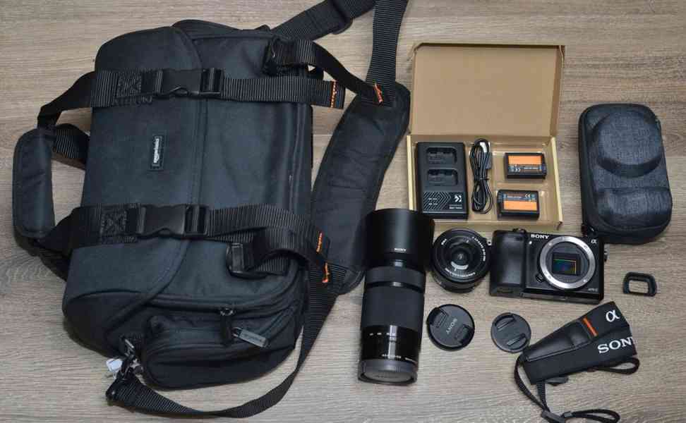 Sony A6000Y se 2 objektivy**Full HDV*WIFI*9800 Exp - foto 2