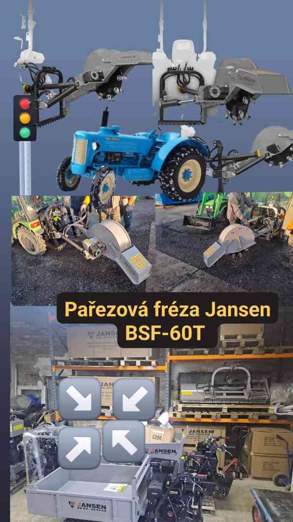 Jansen BSF-60T Pařezová fréza za traktor - foto 5