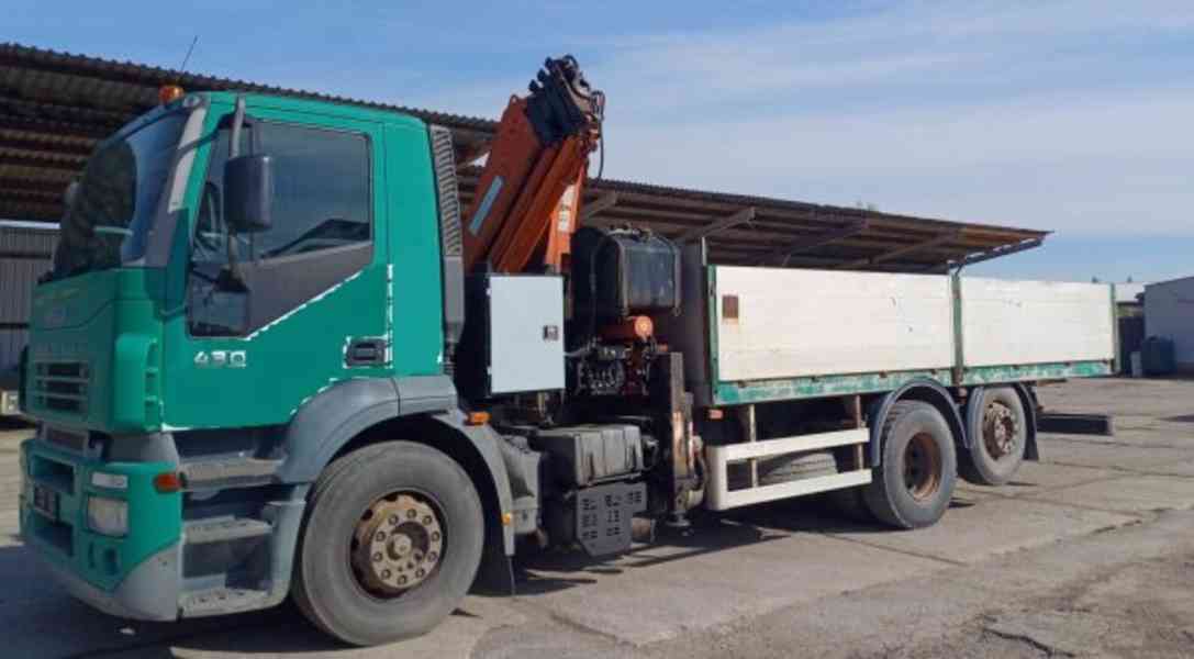 6x2 Iveco 6m +HR 12m radio Atlas-Terex valník s jeřábem - foto 2