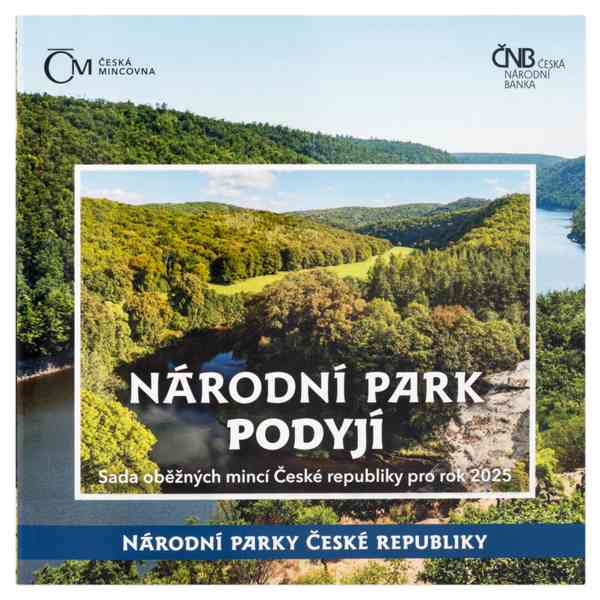 Sada oběžných mincí 2025 Národní parky - Podyjí