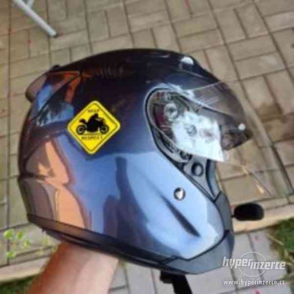 Motorkářská helma HJC + intercom - foto 5