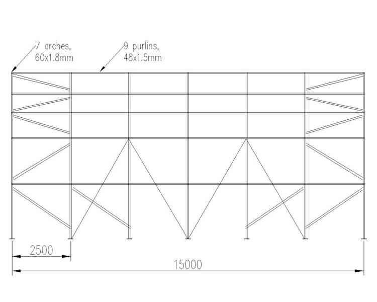 Objevte naše skladové stany s bránou o rozměrech 6,0 x 4,4 m - foto 2