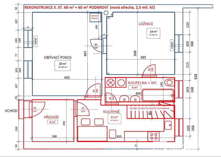 Prodej RD 50 m2 se zahradou - Letovice - foto 27