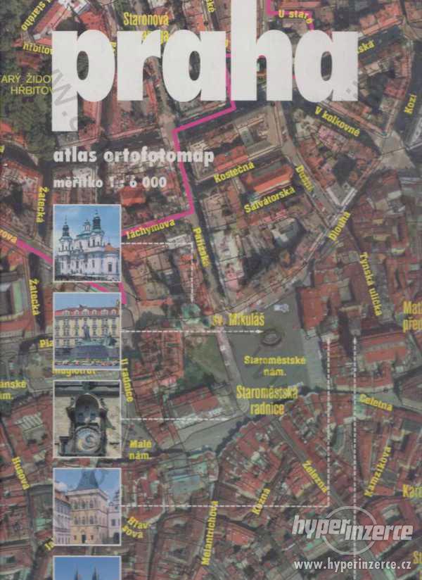 Praha atlas ortofotomap měřítko 1 : 6000  1998 - foto 1