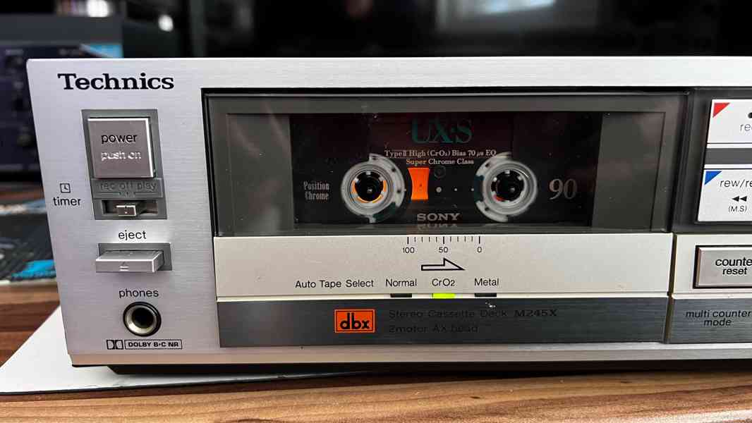 Technics RS-M245X  stereo kazetový deck s dbx - foto 3