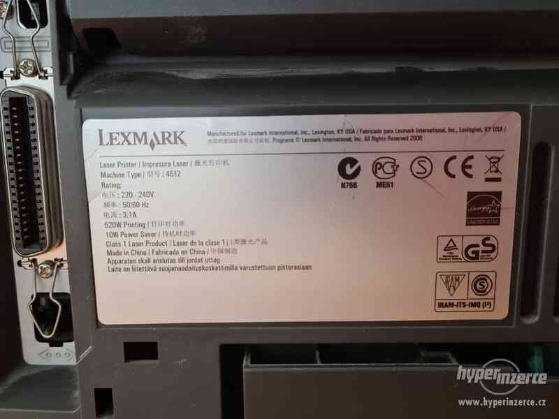 Prodám funkční laserovou tiskárnu Lexmark E352dn - foto 2