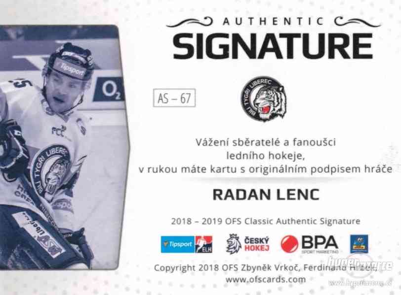 LENC Radan OFS Classic 2018/2019 Authentic Signature - foto 2