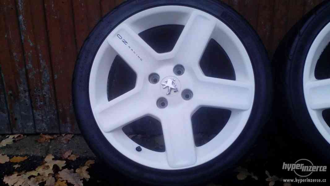 Alu R17 4x108, s pneu 205/40 - foto 5