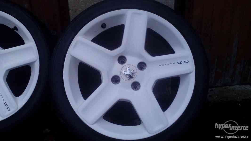 Alu R17 4x108, s pneu 205/40 - foto 8