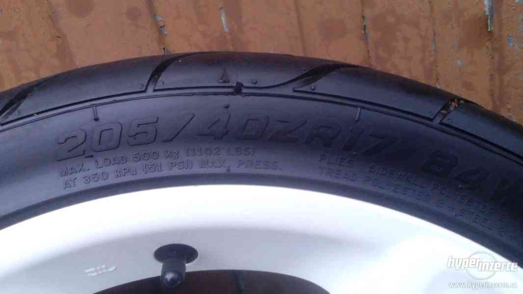 Alu R17 4x108, s pneu 205/40 - foto 9