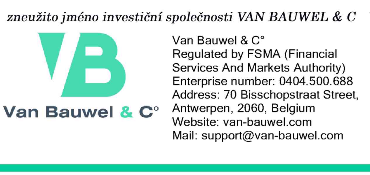 FRAUD: Fraudulent Investment Scheme Misusing VAN BAUWEL & C - foto 2