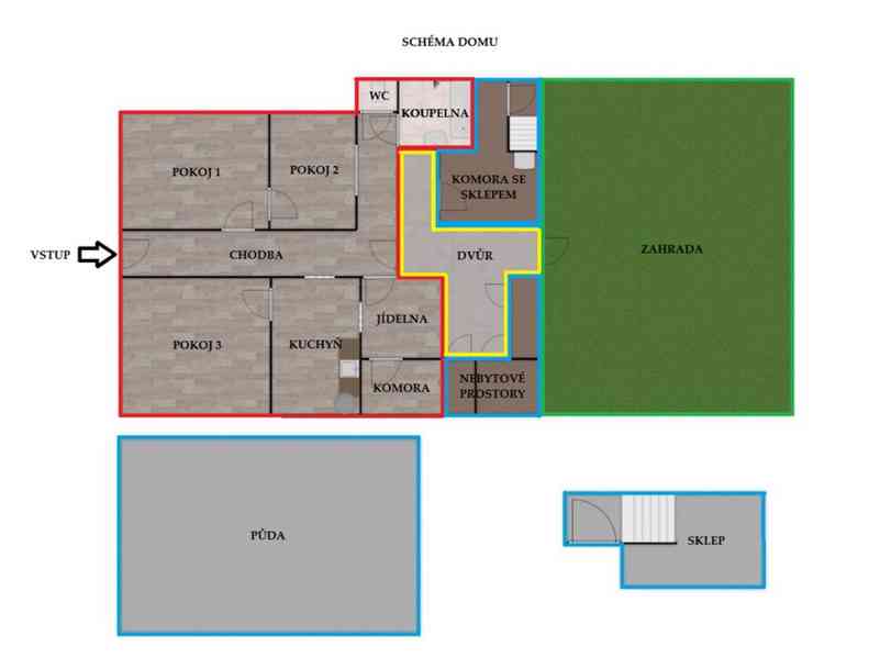 PRODEJ RODINNÉHO DOMU 3+1+JÍDELNA V HRUŠOVANECH U BRNA - foto 9
