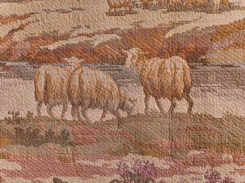 Gobelín „Pastýřská idyla“ 130 X 163 cm - foto 4