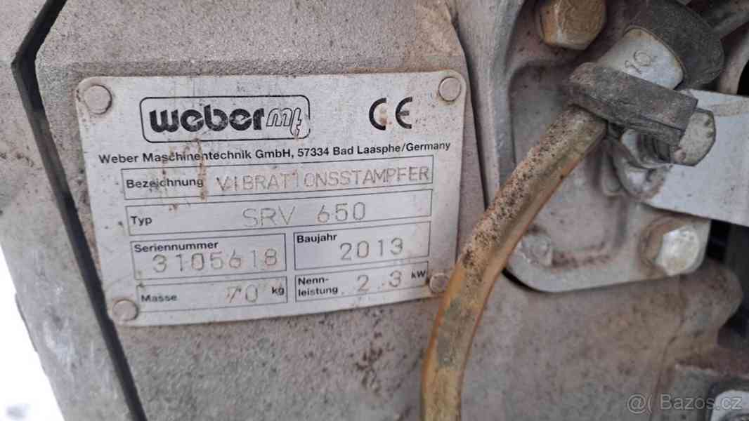 VIBRAČNÍ PĚCH WEBER SRV 650  - foto 3