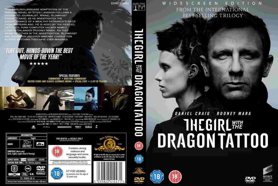 DVD The Girl With the Dragon Tattoo CZ/EN