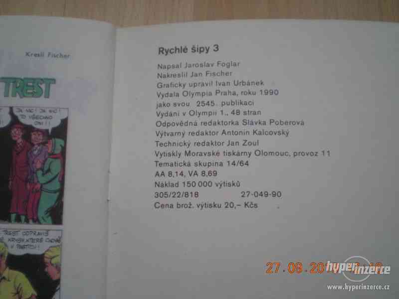 RYCHLÉ ŠÍPY - sešity z roku 1990-1 - foto 14