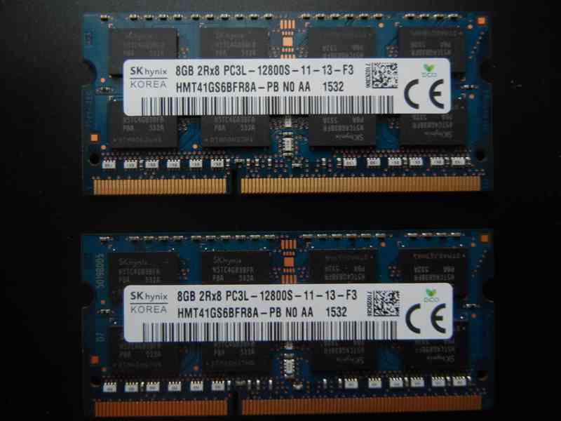 SK hynix DDR3L SODIMM 2 x 8GB 1600MHz CL11 - foto 2