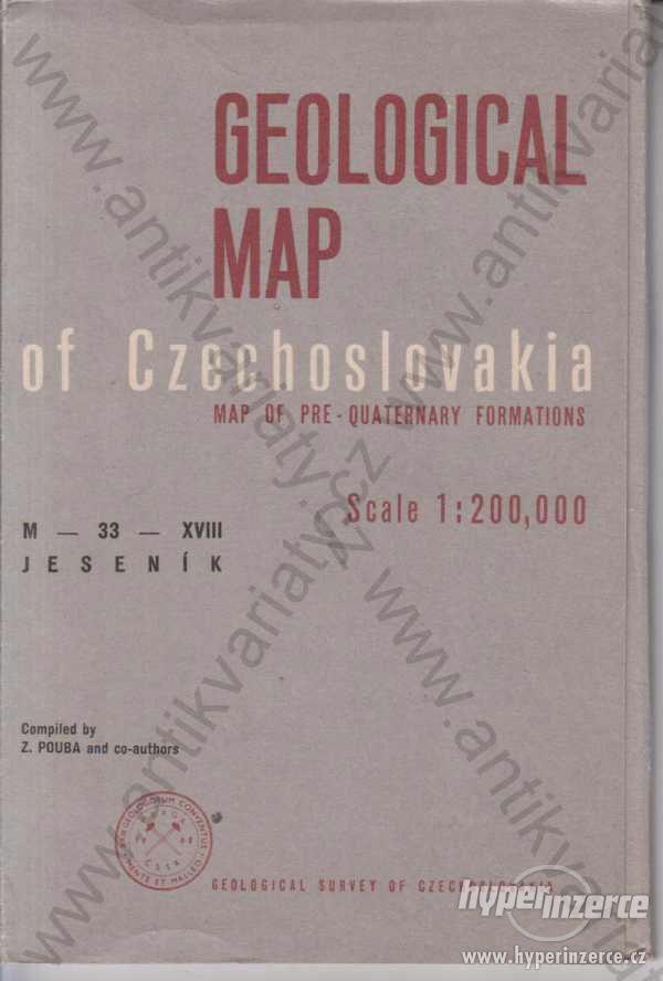 Geological Map of Czechoslovakia 1963 - foto 1