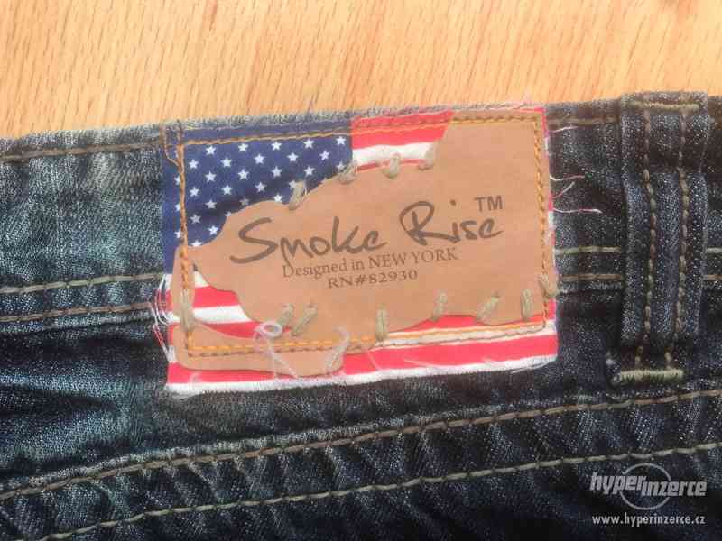 Originální Jeans s americkou vlajkou - foto 5