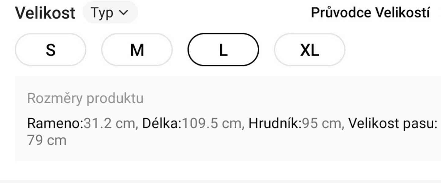 Nádherné nové červené šaty vel. L - foto 2