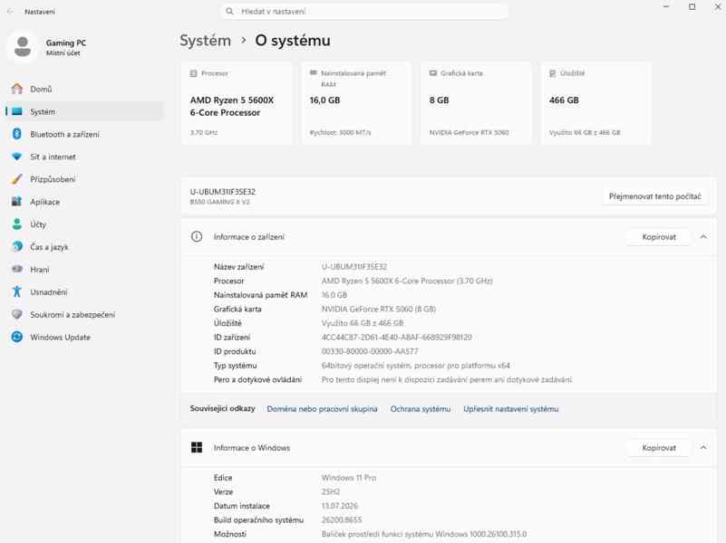🔥 HERNÍ PC RYZEN 5 5600X, 16GB RAM, RTX 5060 PYTHON, SSD 🔥 - foto 8