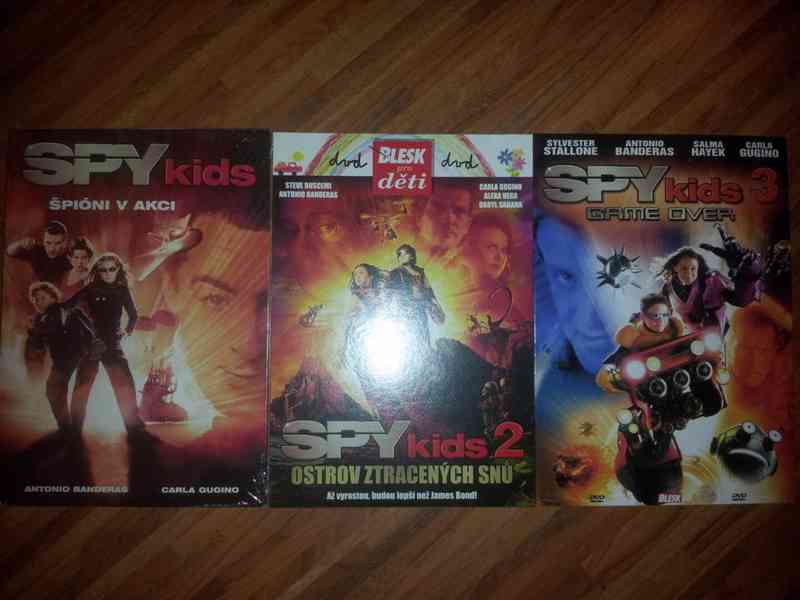 DVD Spy Kids 1, 2, 3 komplet díly - foto 1