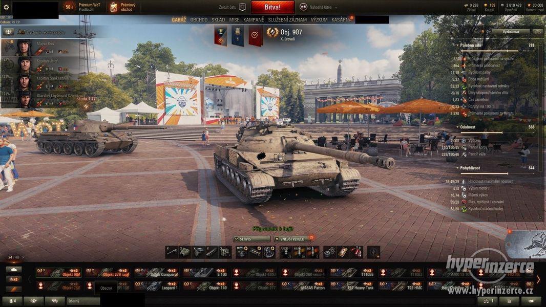 WOT účet obj.279r - foto 2