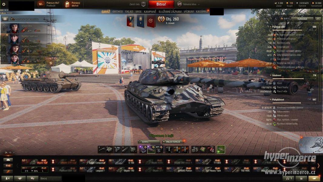 WOT účet obj.279r - foto 3
