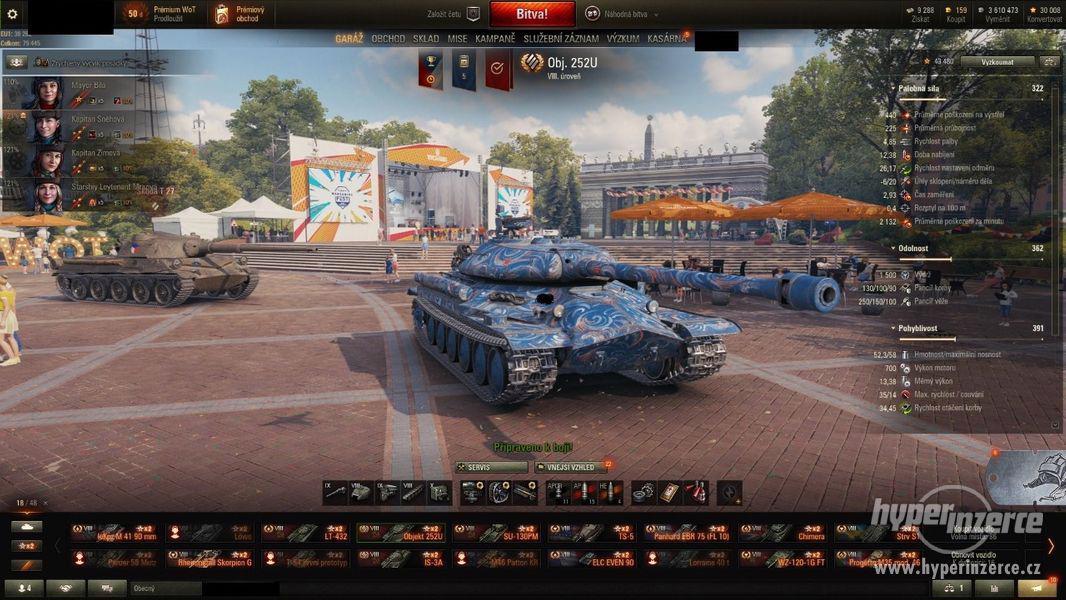 WOT účet obj.279r - foto 5