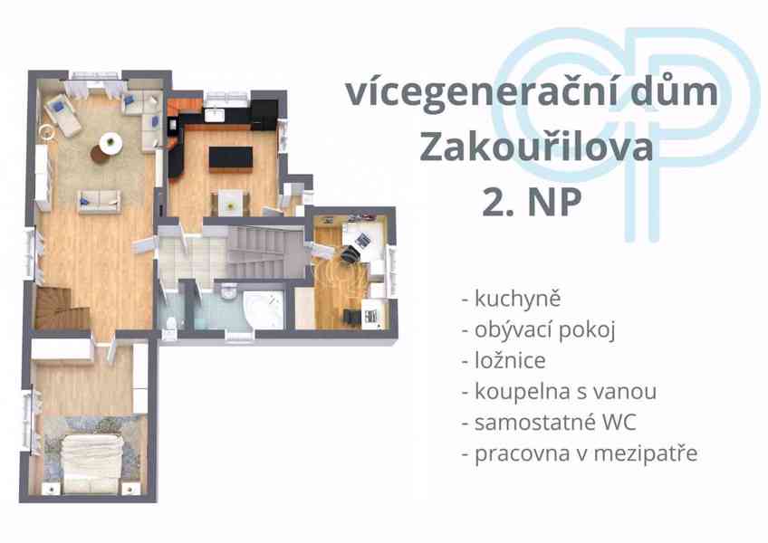Prodej třípodlažního rodinného domu na pražském Chodově! - foto 5