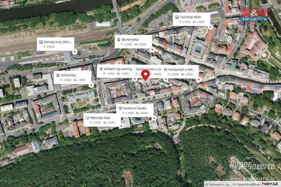 Pronájem bytu 1+kk v Karlových Varech, 19 m2, ul. Jaltská - foto 2
