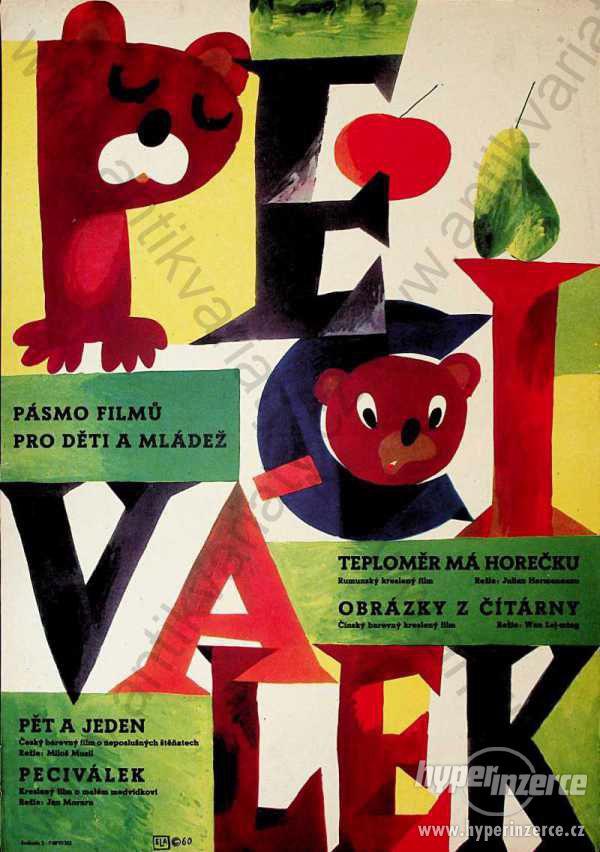 Pásmo filmů pro děti a mládež E. Lautnerová plakát - foto 1