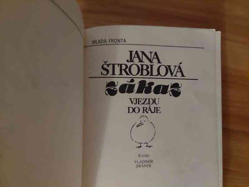 Jana Štroblová - Zákaz vjezdu do ráje Vladimír Jiránek SLEVA - foto 3