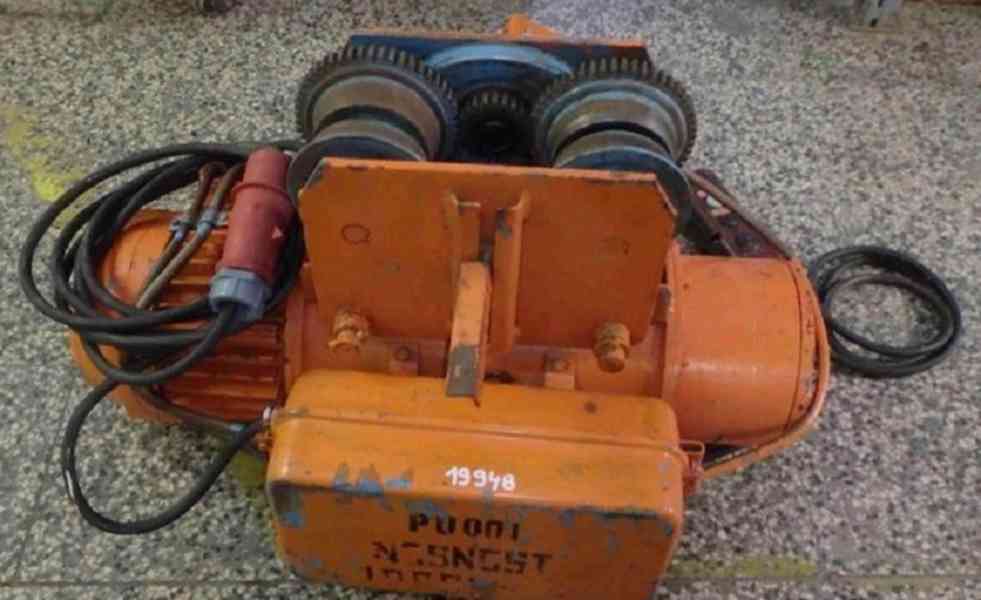 Elektrický kladkostroj nosnost 1000kg typ 10322K (12368.)  - foto 1