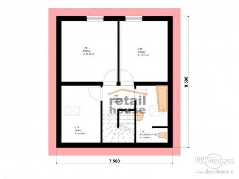 Rodinný dům Pegas New 2016 Plus, 5+kk+G, 113 m2 - foto 12