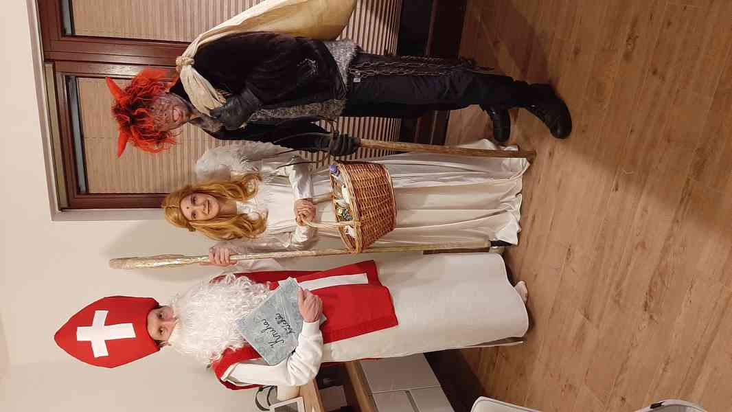 Mikuláš, anděl a čert. 2025 Praha