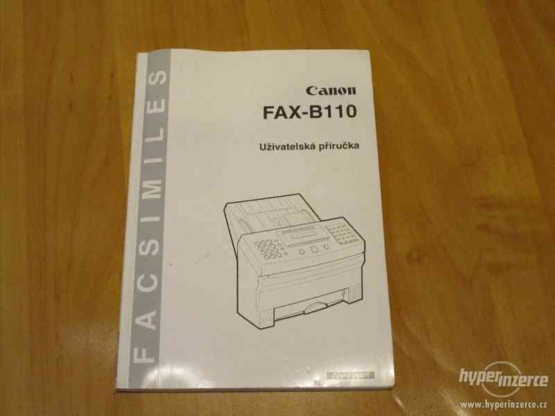 Fax+telefon+digitální záznamník+kopírování Canon B110 - foto 2