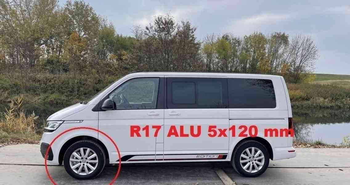 NOVÉ Alu 17 VW Transporter/Caravelle/Multivan T5, T6, T6.1 - foto 3