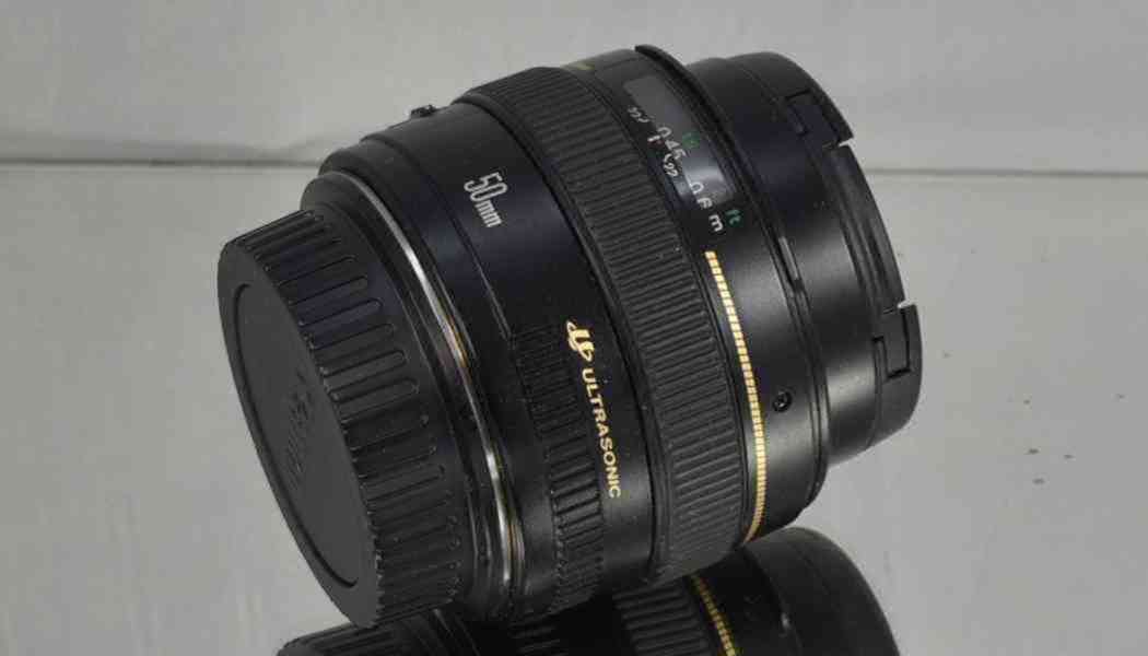 Canon EF 50mm f/1.4 USM **full-frame Pevný  - foto 6