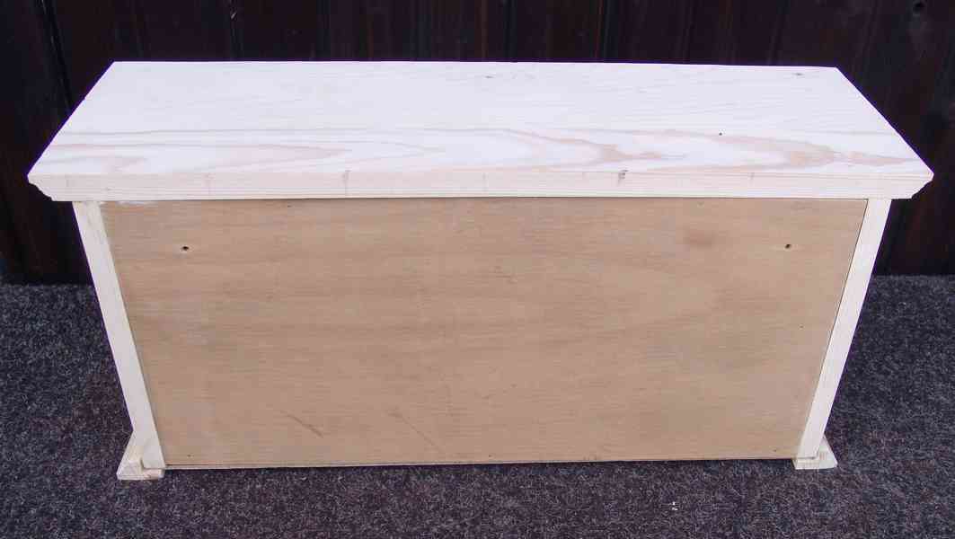 Starožitné skleněné kořenky s poličkou - foto 11