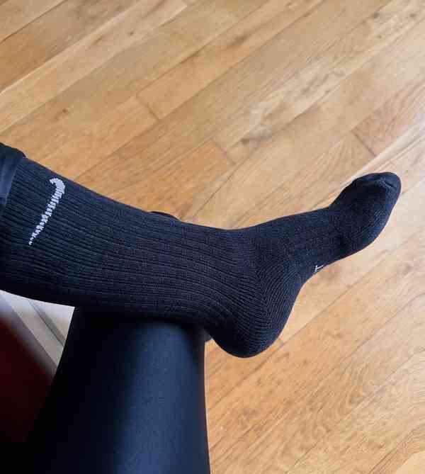 Nošené kvalitní bavlněné jednobarevné/se vzorem ponožky - foto 1