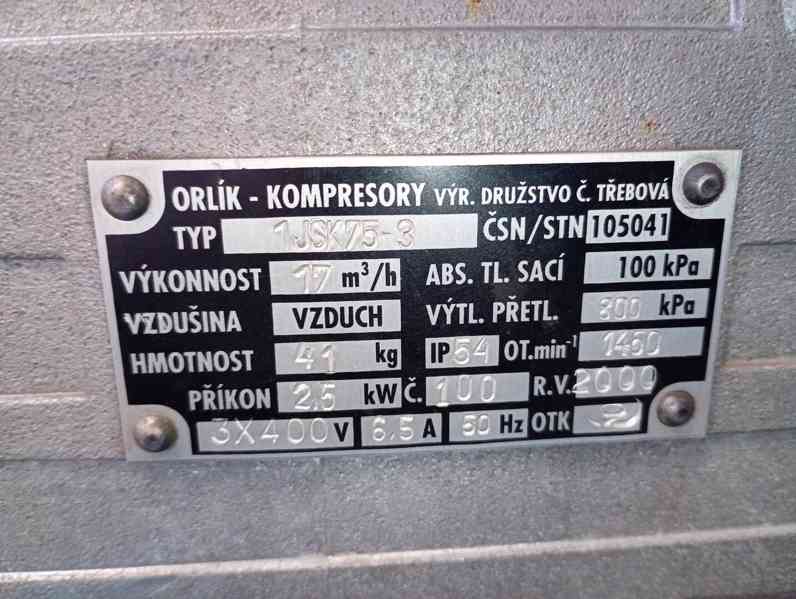 Prodám kompresor Orlík SKS17/250 - foto 2