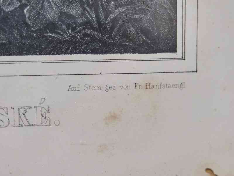 Litografie Scéna říjnové slavnosti římské, Marstrand 1841, H - foto 12
