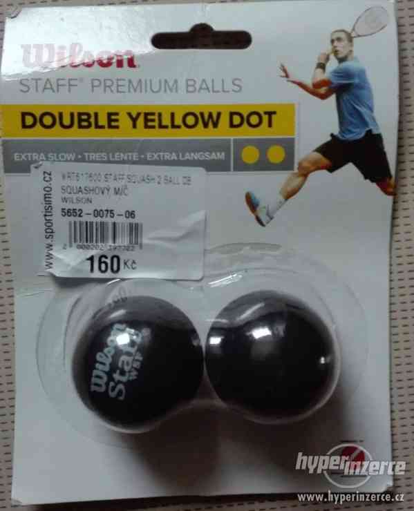 Nové míčky na squash Wilson - foto 1