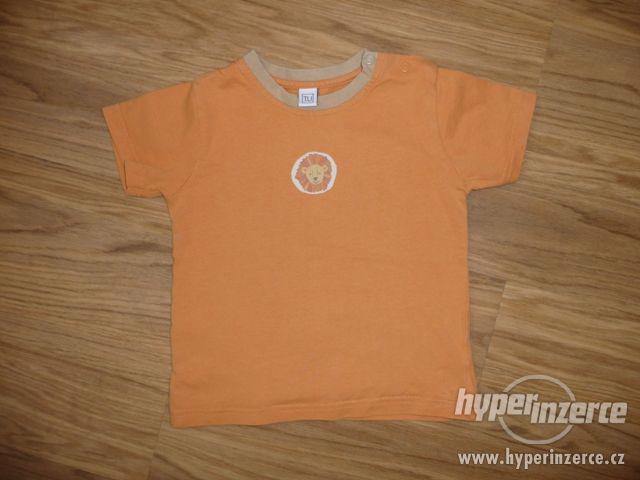 Oranžové triko TU na 18-24M- vel.92 - foto 1