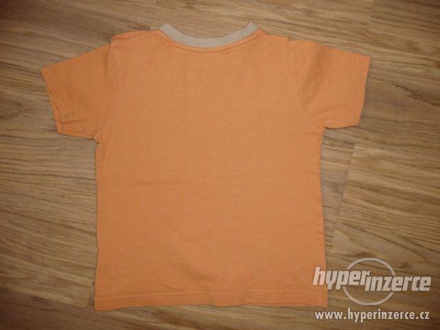 Oranžové triko TU na 18-24M- vel.92 - foto 3