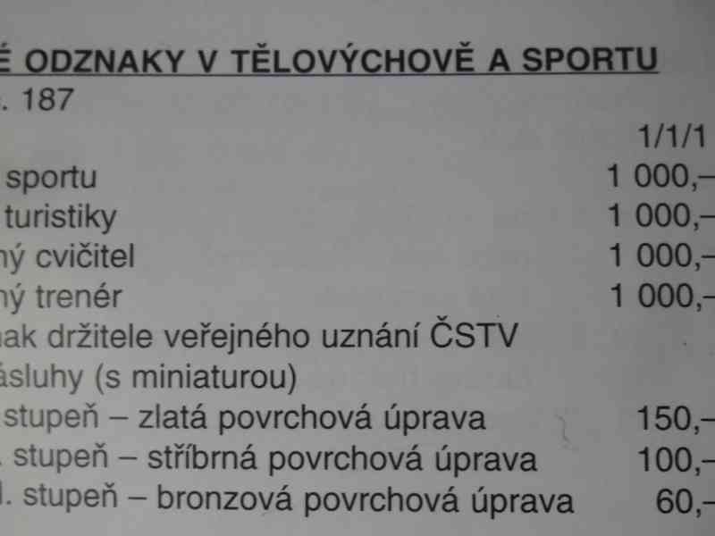 odznak - Vzorný cvičitel - číslován - originál - foto 3